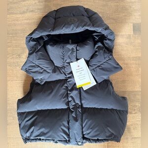 Lululemon Athletica Wunder Puff Super Cropped Vest - Black